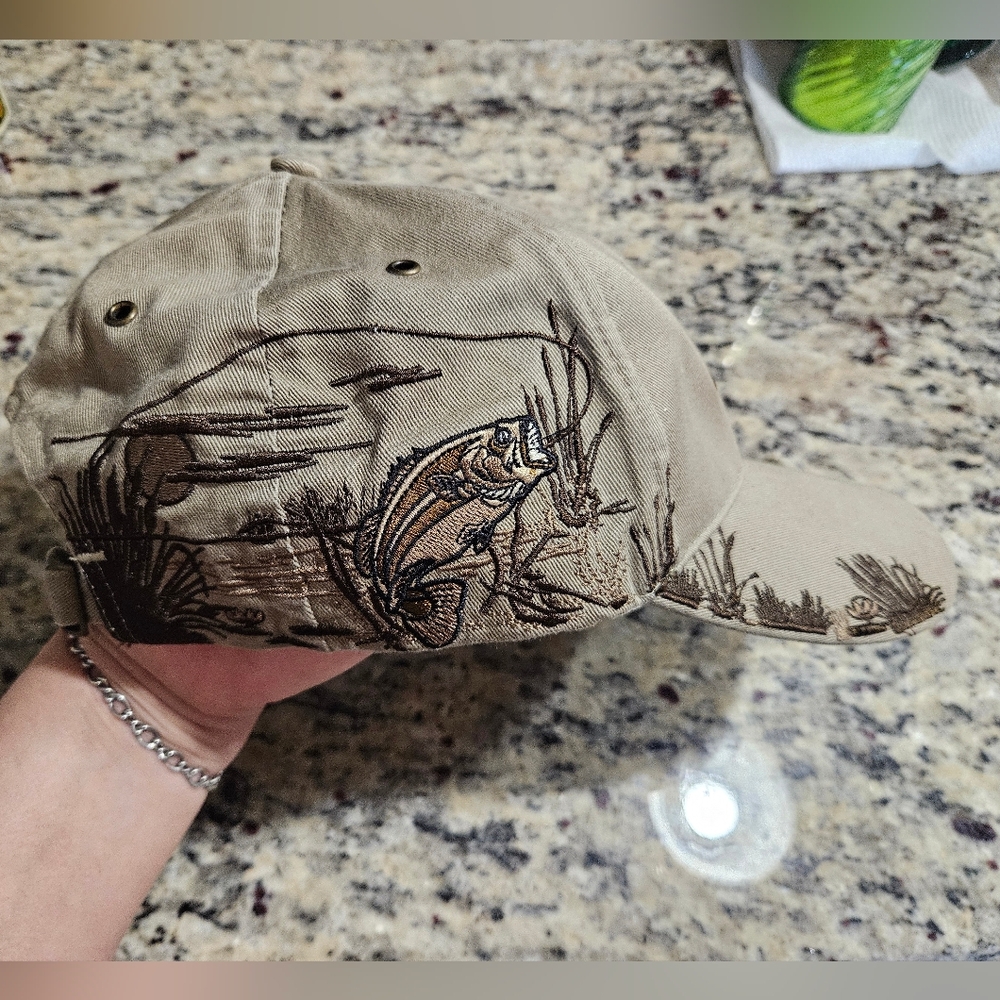 Chevrolet Bass Fishing Hat Camo Paramount Outdoors Chevy Truck Cap Licensed